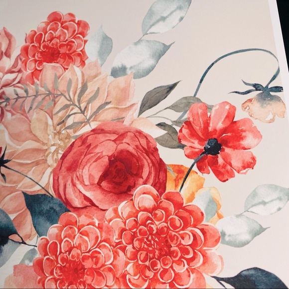 Abstract Floral Woman Wall Art Print Unframed - Picture 17 of 17